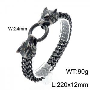 Stainless Steel Bracelet(Men) - KB144487-KFC