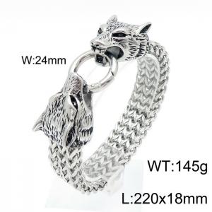 Stainless Steel Bracelet(Men) - KB144491-KFC