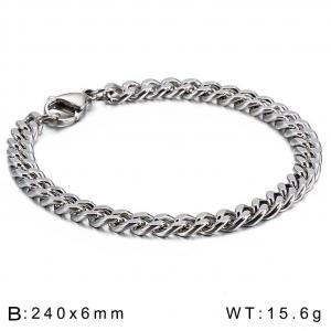 Stainless Steel Bracelet(Men) - KB144520-Z