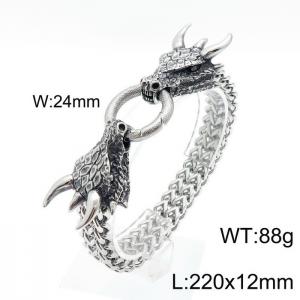 Stainless Steel Bracelet(Men) - KB144586-KJX