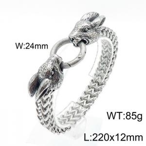 Stainless Steel Bracelet(Men) - KB144590-KJX