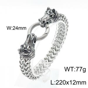 Stainless Steel Bracelet(Men) - KB144592-KJX