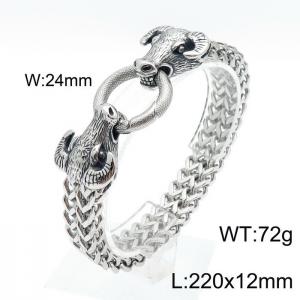 Stainless Steel Bracelet(Men) - KB144595-KJX