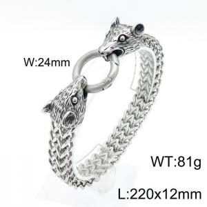 Stainless Steel Bracelet(Men) - KB144599-KJX