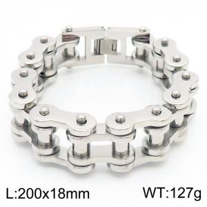 Stainless Steel Bicycle Bracelet - KB144733-KC