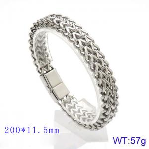 Stainless Steel Bracelet(Men) - KB144780-KFC