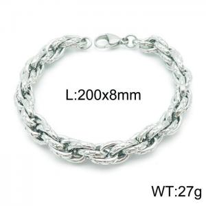 Stainless Steel Bracelet(Men) - KB144920-Z
