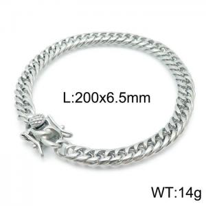 Stainless Steel Bracelet(Men) - KB144937-Z