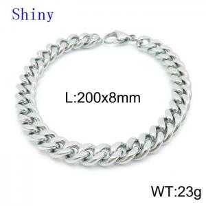 Stainless Steel Bracelet(Men) - KB144941-Z