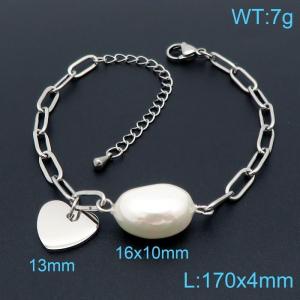 Stainless Steel Bracelet(women) - KB145376-Z