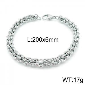 Stainless Steel Bracelet(Men) - KB145380-Z