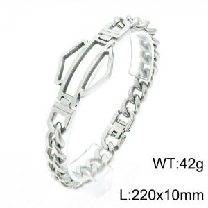 Stainless Steel Bracelet(Men) - KB145654-JG
