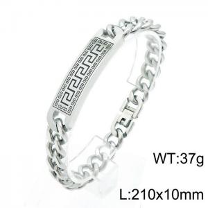 Stainless Steel Bracelet(Men) - KB145656-JG