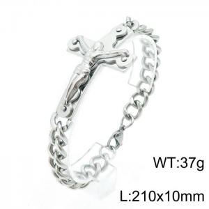 Stainless Steel Bracelet(Men) - KB145659-JG