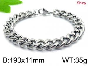 Stainless Steel Bracelet(Men) - KB145825-Z