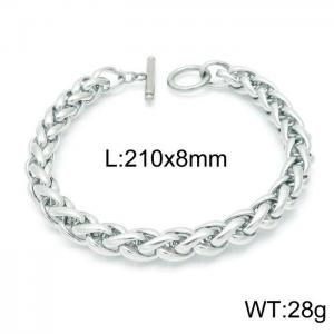 Stainless Steel Bracelet(Men) - KB145989-Z