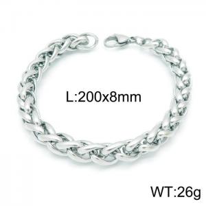 Stainless Steel Bracelet(Men) - KB145992-Z