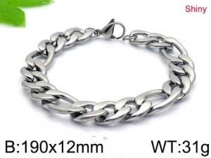 Stainless Steel Bracelet(Men) - KB146088-Z