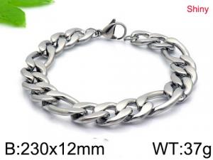Stainless Steel Bracelet(Men) - KB146089-Z