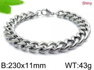 Stainless Steel Bracelet(Men) - KB146186-Z