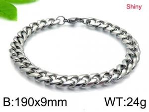 Stainless Steel Bracelet(Men) - KB146189-Z
