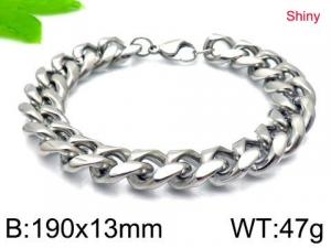 Stainless Steel Bracelet(Men) - KB146204-Z