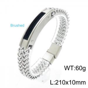 Stainless Steel Bracelet(Men) - KB146270-KLHQ