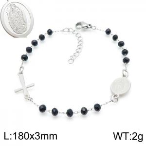 Stainless Rosary Bracelet - KB146474-HDJ