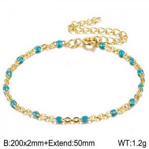 Stainless Steel Gold-plating Bracelet - KB146665-Z