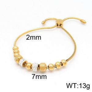 Stainless Steel Stone Bracelet - KB146693-YA