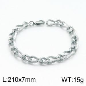 Stainless Steel Bracelet(Men) - KB146799-Z