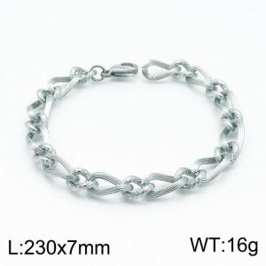 Stainless Steel Bracelet(Men) - KB146800-Z