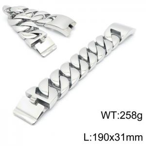 Stainless Steel Bracelet(Men) - KB146929-KJX