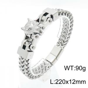 Stainless Steel Bracelet(Men) - KB147006-KFC