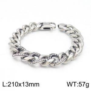 Stainless Steel Bracelet(Men) - KB147201-Z