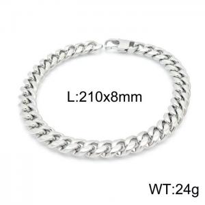 Stainless Steel Bracelet(Men) - KB147270-KFC