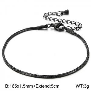 Stainless Steel Black-plating Bracelet - KB147328-Z