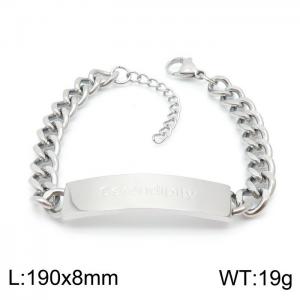 Stainless Steel Bracelet(Men) - KB147397-KFC