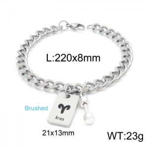 Stainless Steel Bracelet(Men) - KB147400-KFC