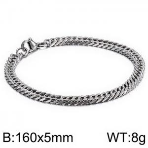 Stainless Steel Bracelet(Men) - KB147562-Z