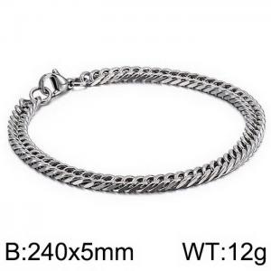 Stainless Steel Bracelet(Men) - KB147565-Z