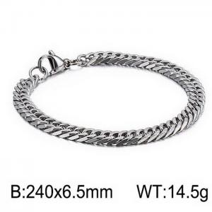 Stainless Steel Bracelet(Men) - KB147569-Z