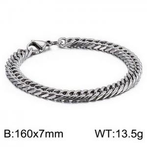 Stainless Steel Bracelet(Men) - KB147570-Z