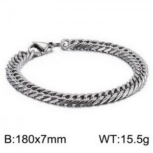 Stainless Steel Bracelet(Men) - KB147571-Z