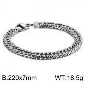 Stainless Steel Bracelet(Men) - KB147572-Z