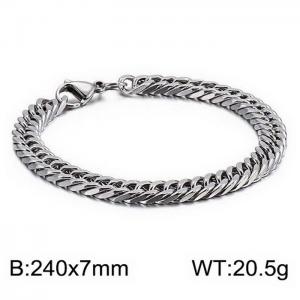 Stainless Steel Bracelet(Men) - KB147573-Z