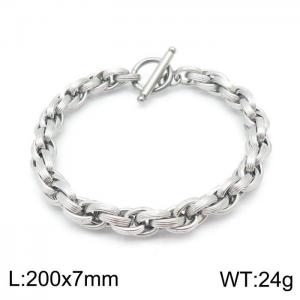 Stainless Steel Bracelet(Men) - KB147715-Z