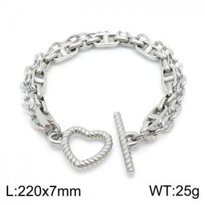Stainless Steel Bracelet(Men) - KB147717-Z