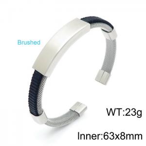 Stainless Steel Bangle - KB147885-KLHQ