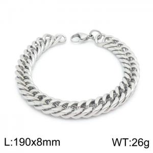 Stainless Steel Bracelet(Men) - KB147918-Z